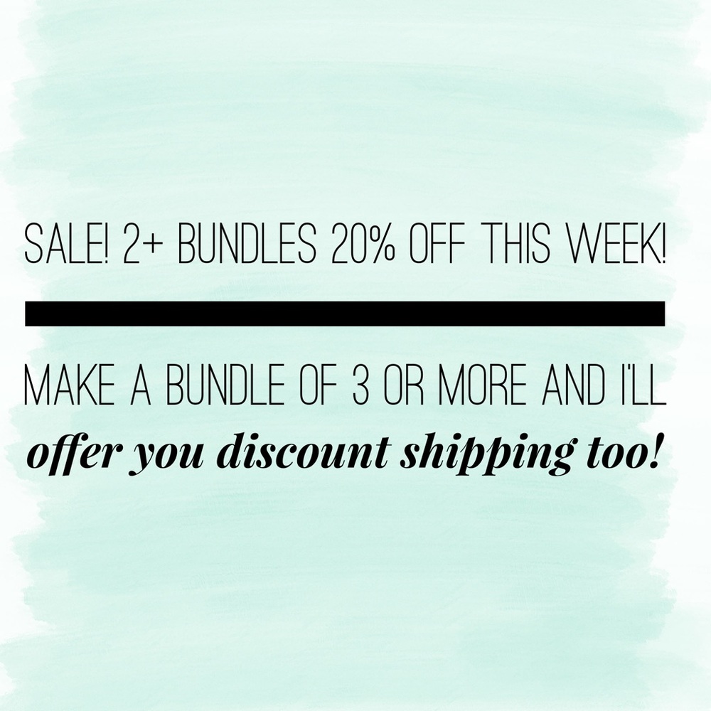 💵 SALE!!!! 20% off!!! 💵